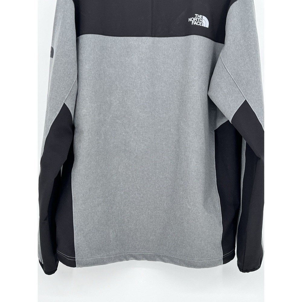 The North Face Men's Tech Stretch Soft Shell Jacket Full Zip Size Lg Wind LOGO - Picture 13 of 14